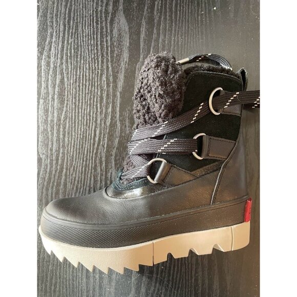 Women's 5.5 Sorel Joan of arctic next boot wp (black/fawn) - Picture 2 of 6